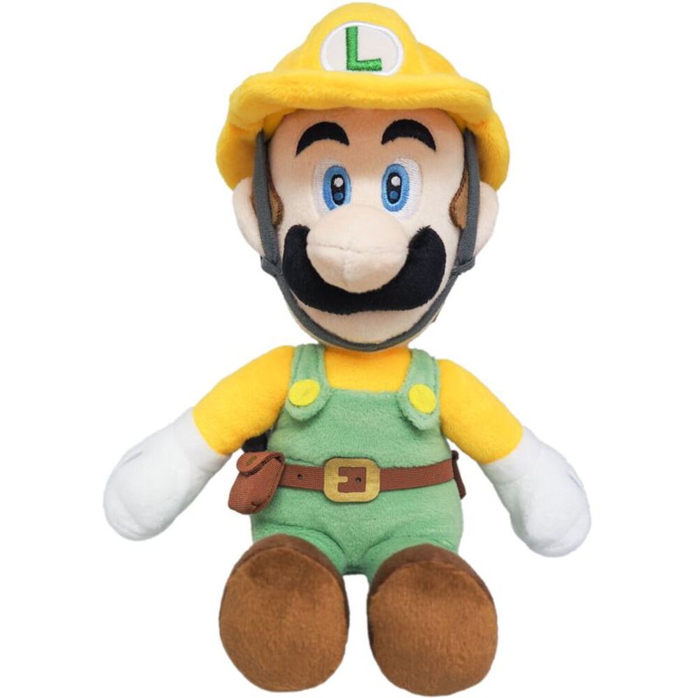 Nintendo - Super Mario - Builder Luigi 10 inch plush  COLLECTIBLES